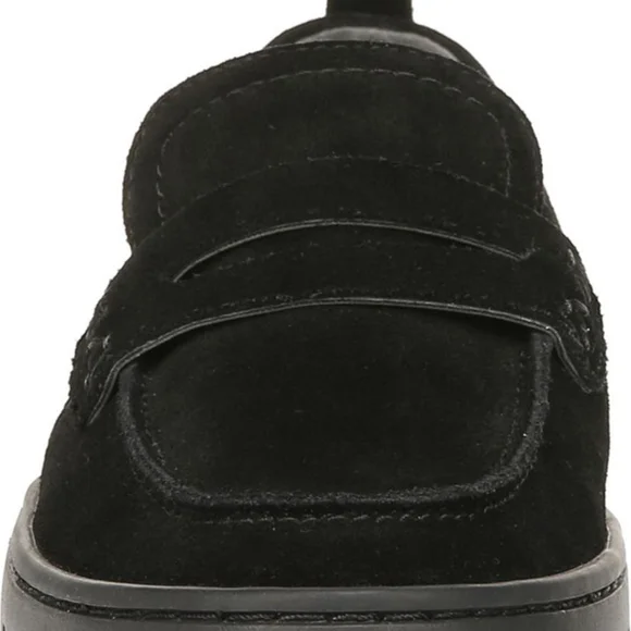 Sizes 5 To 12 Med Women Vionic Uptown Black Suede Penny Loafer SlipOn Sneaker - Picture 9 of 14